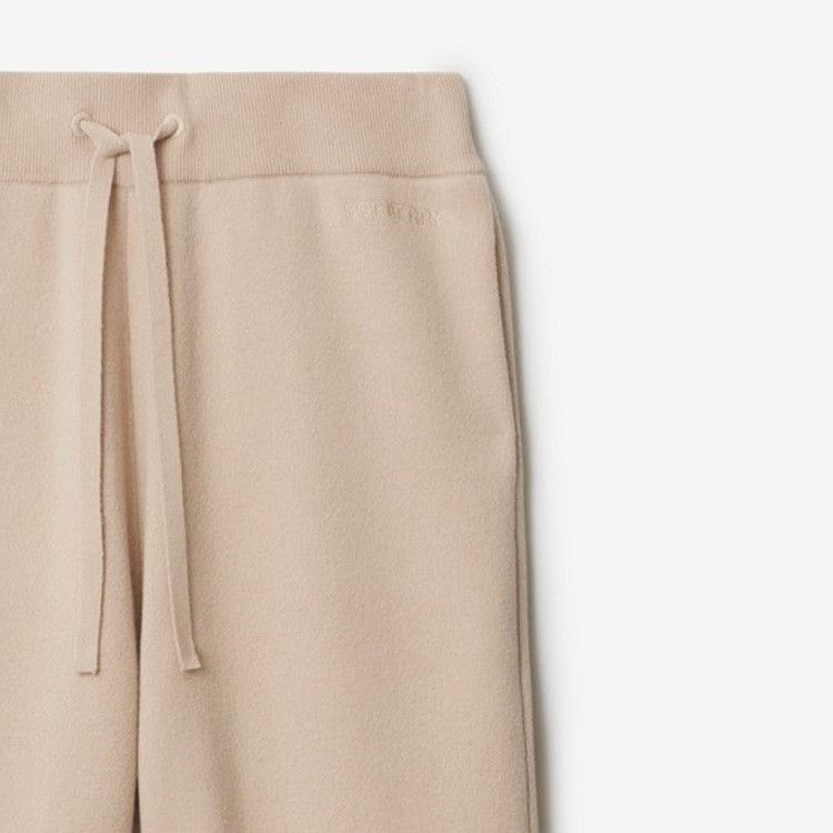 Burberry o1w1db10326 Solid Logo Sweatpants & Joggers in Beige Size US 36 / EU 52 - 2 Thumbnail