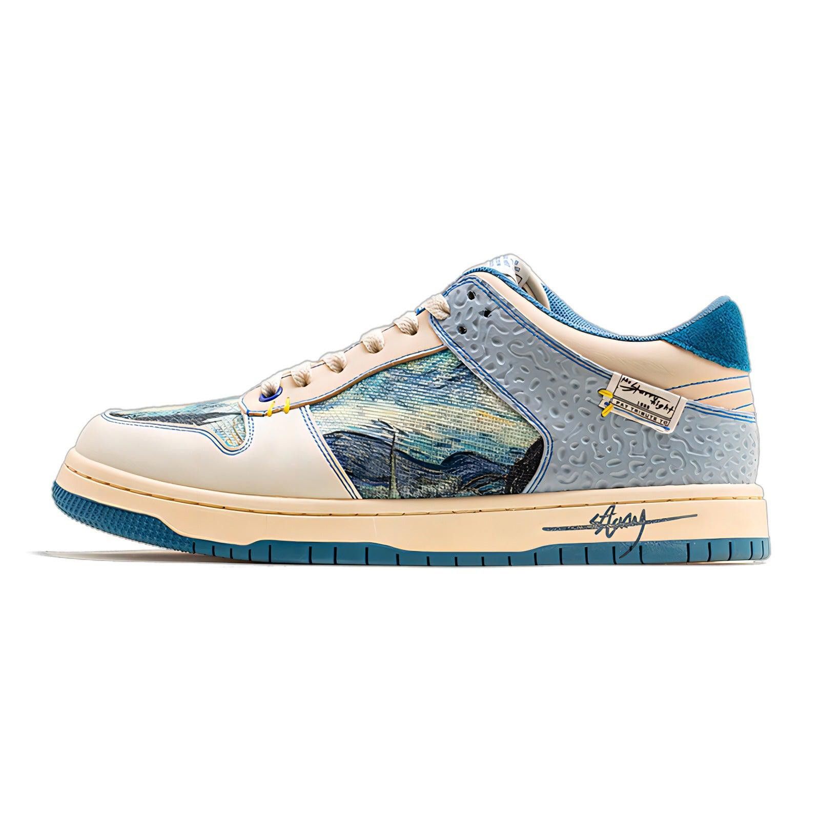 Other Starry Night Custom Low-Top Casual Sneakers Size US 9 / EU 42 - 2 Thumbnail