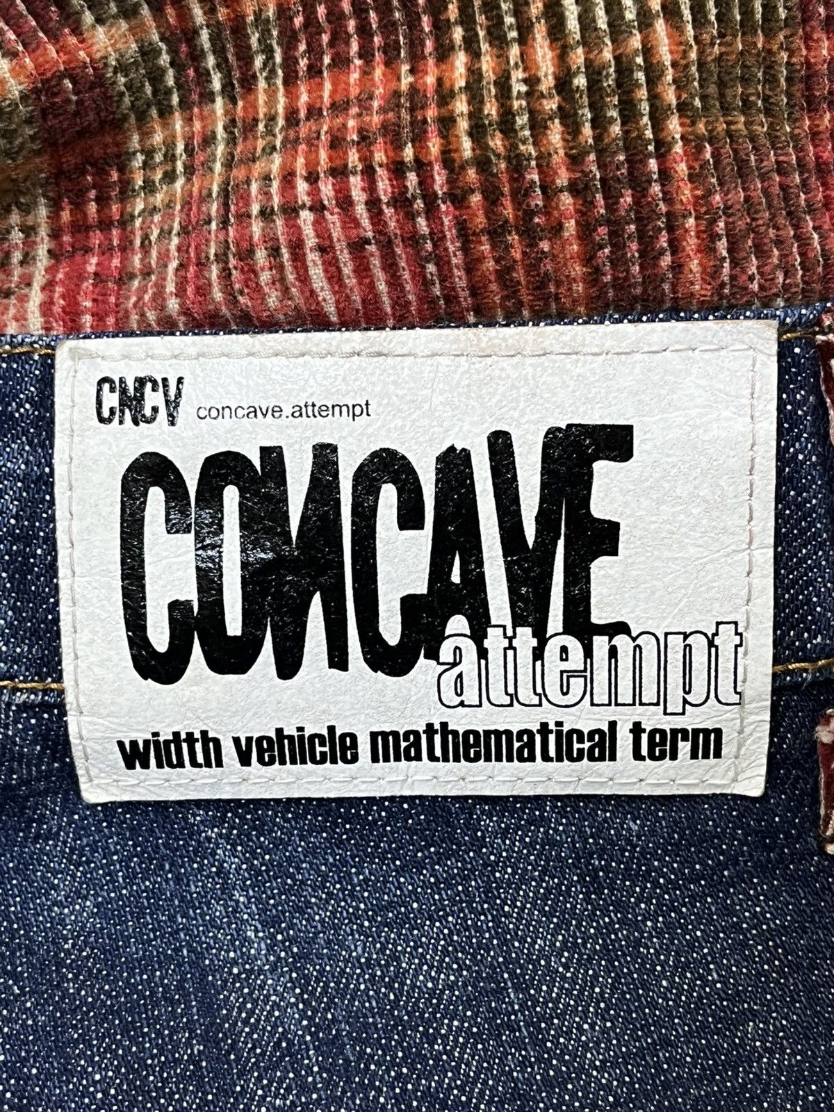 Japanese Brand SICK🔥JAPANESE BRAND CONCAVE ATTEMPT DOUBLE WAIST JEANS Size US 32 / EU 48 - 18 Thumbnail
