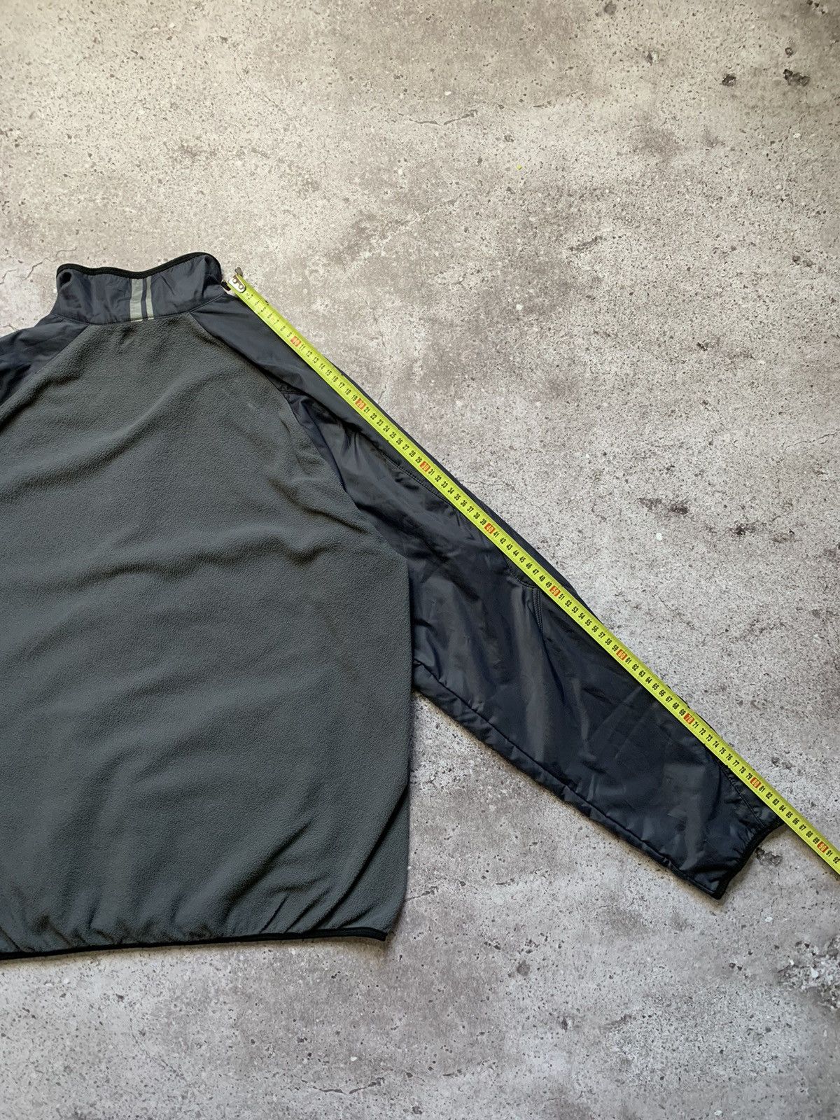 Nike Vintage Nike Fleece Nylon Sleeve Zip Orange Swoosh Size US XL / EU 56 / 4 - 11 Thumbnail
