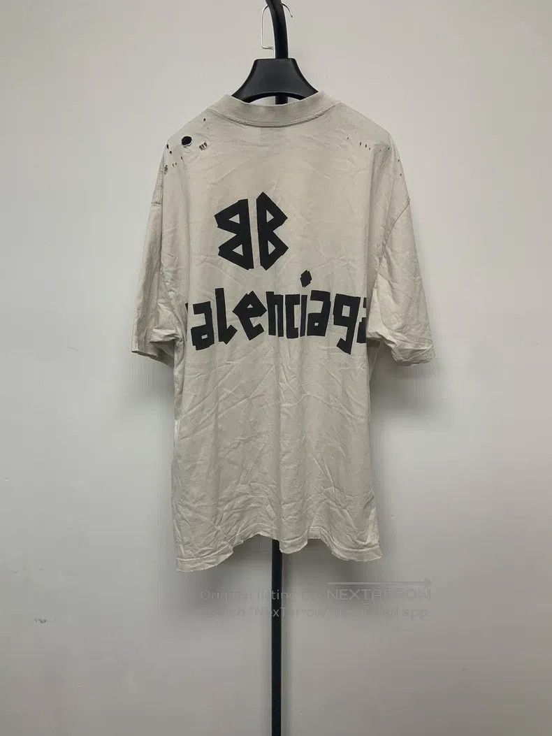 Balenciaga Balenciaga Short-sleeve cotton T-shirt Size US M / EU 48-50 / 2 - 2 Thumbnail