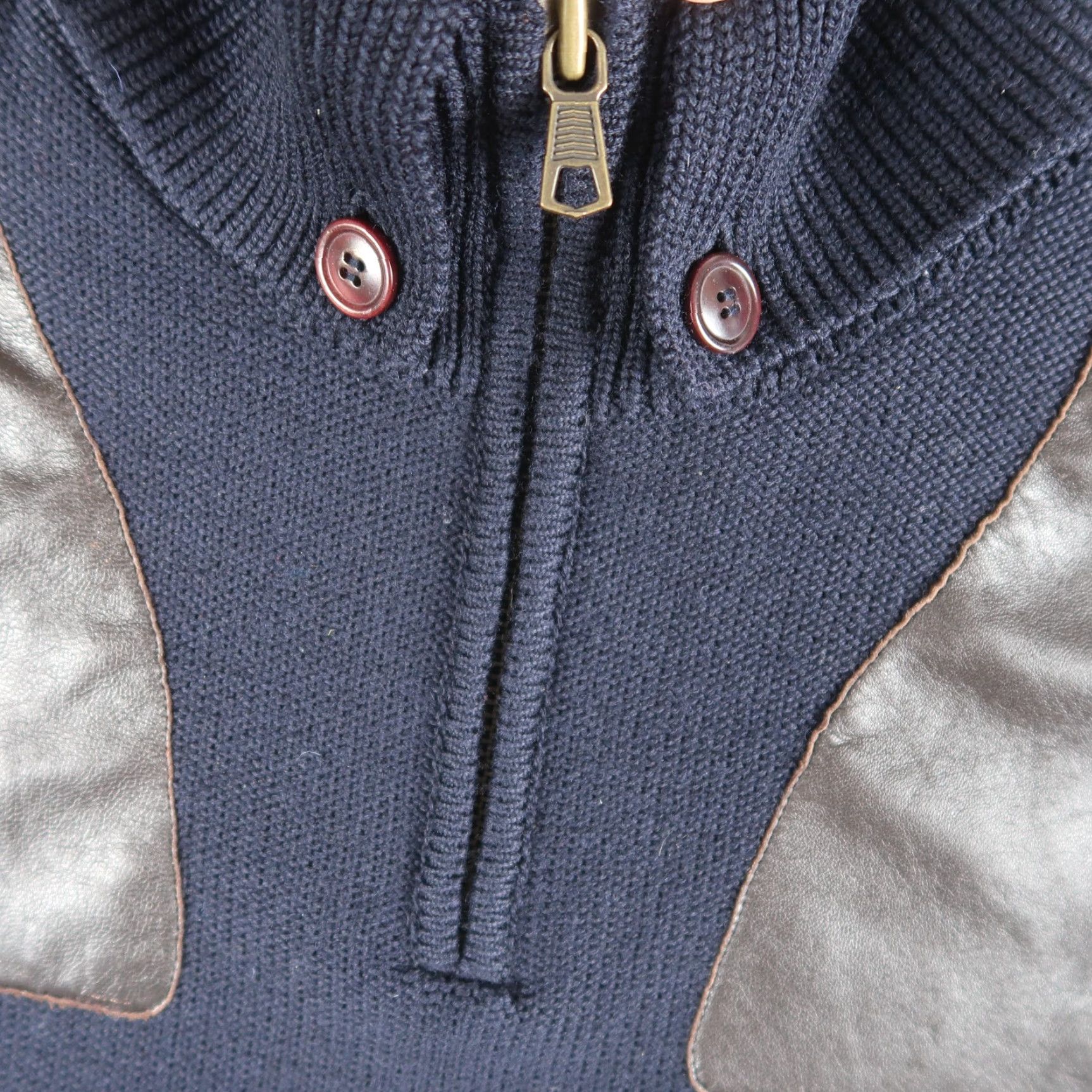 Barbour BARBOUR TOKITO Wool 1/4 Zip Sweater - Blue - XL - Men Size US XL / EU 56 / 4 - 7 Thumbnail