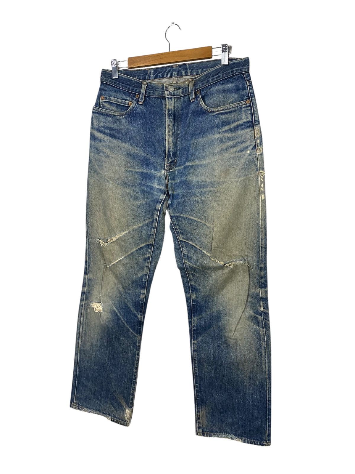 HOLLYWOOD RANCH MARKET Vintage HR market denim distressed Size US 32 / EU 48 - 3 Thumbnail
