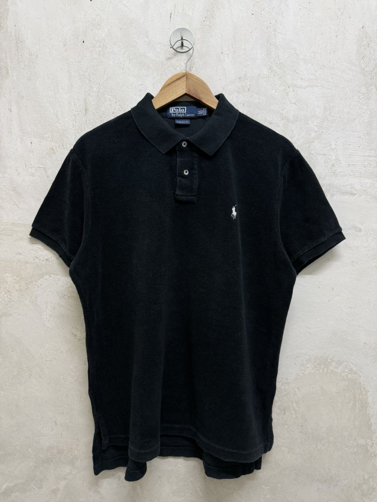 Polo Ralph Lauren Vintage Polo Ralph Lauren Velour Velvet Polo Shirt Size US L / EU 52-54 / 3 - 1 Thumbnail