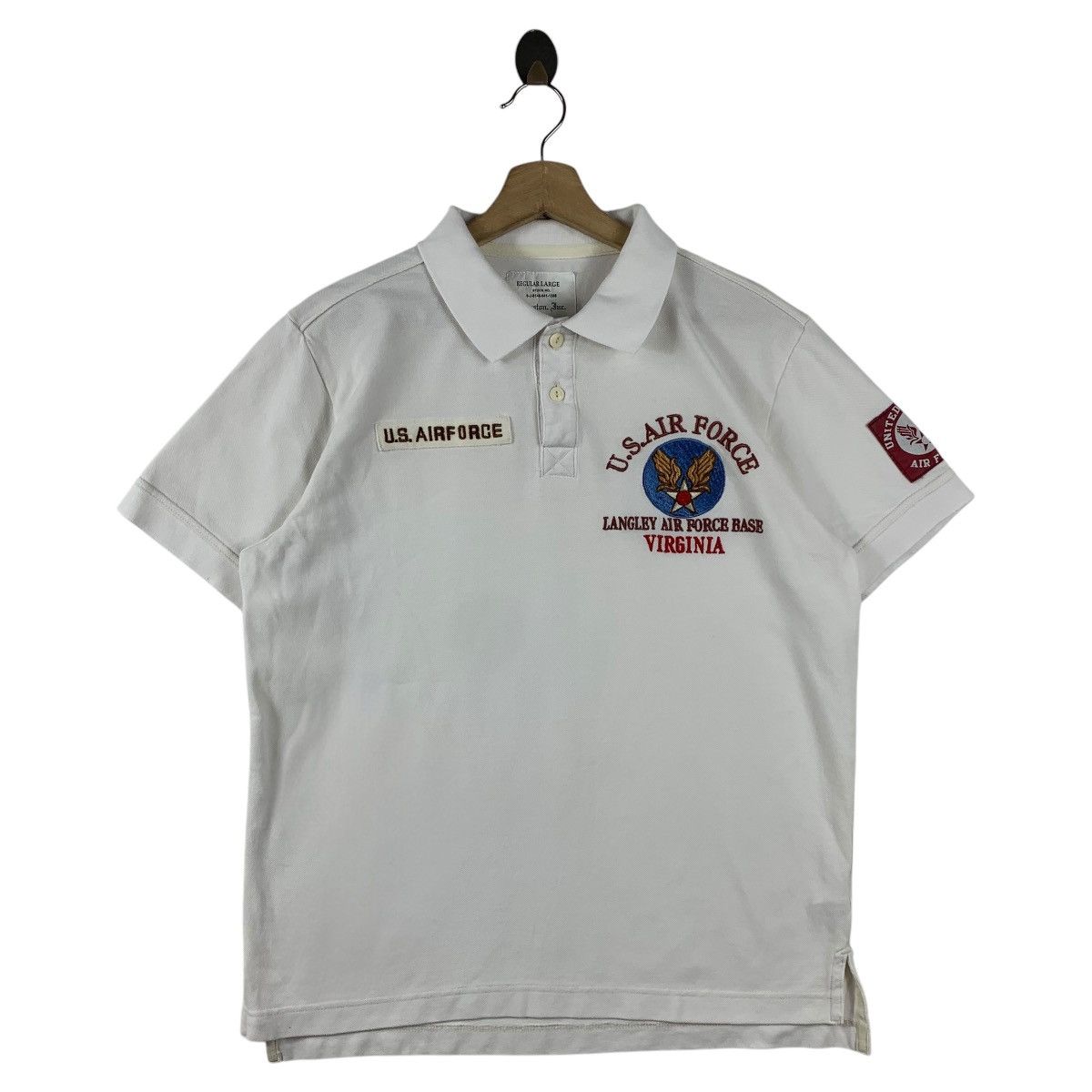Japanese Brand × NFL HOUSTON U.S AIRFORCE NFL polo tee Size US L / EU 52-54 / 3 - 1 Thumbnail