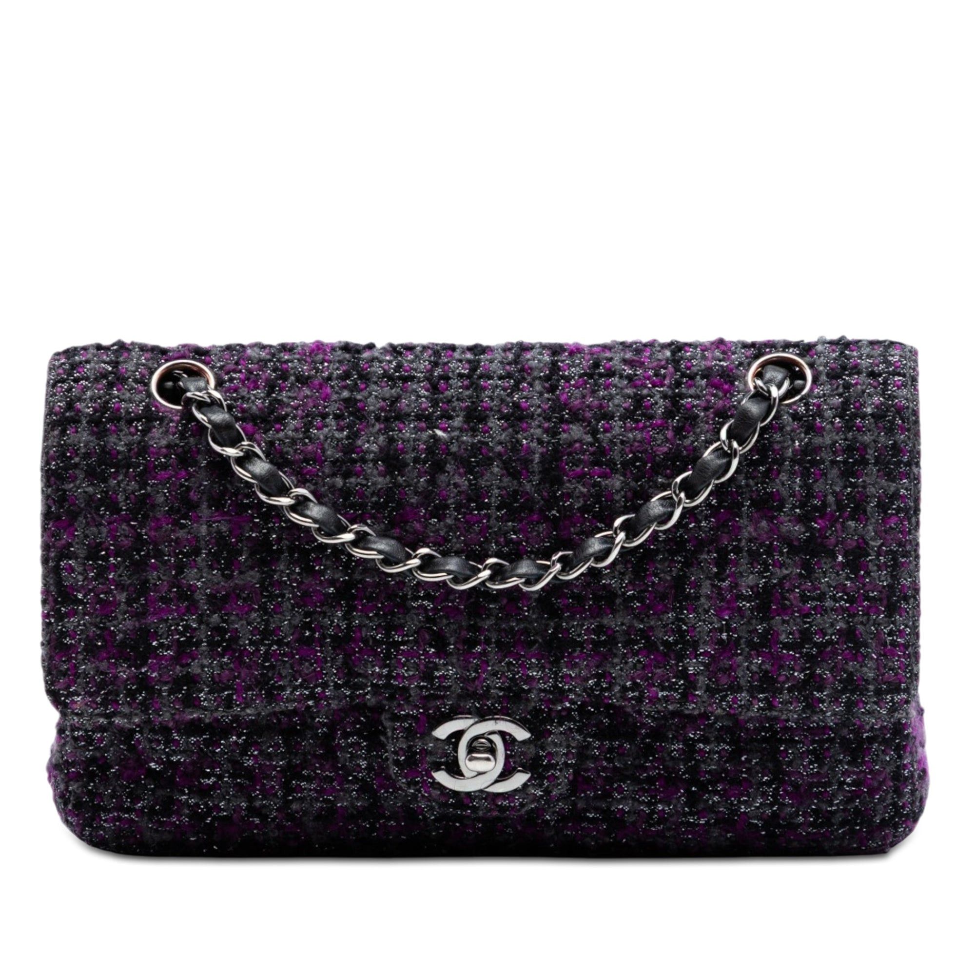 Chanel Medium Classic Tweed Double Flap Size ONE SIZE - 1 Thumbnail