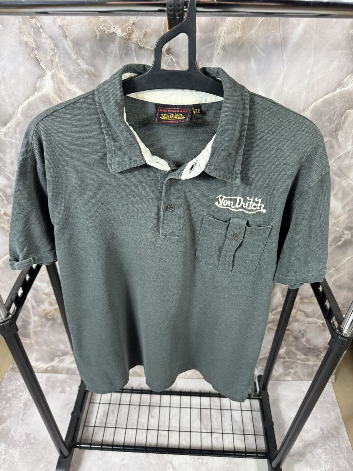 Von Dutch Von Dutch Y2k Polo Tee Size US XL / EU 56 / 4 - 2 Thumbnail