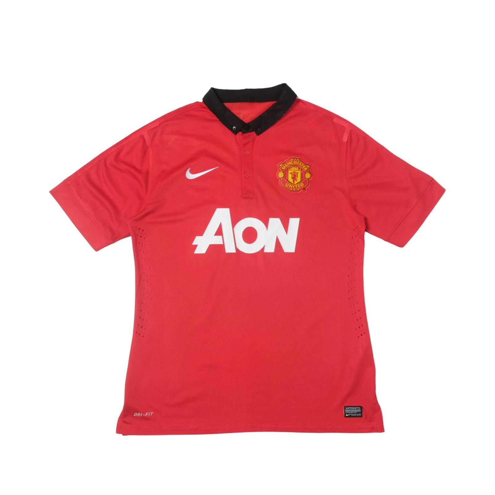 Nike 2013/14 Manchester United Home Shirt (M/L) Size US L / EU 52-54 / 3 - 1 Thumbnail