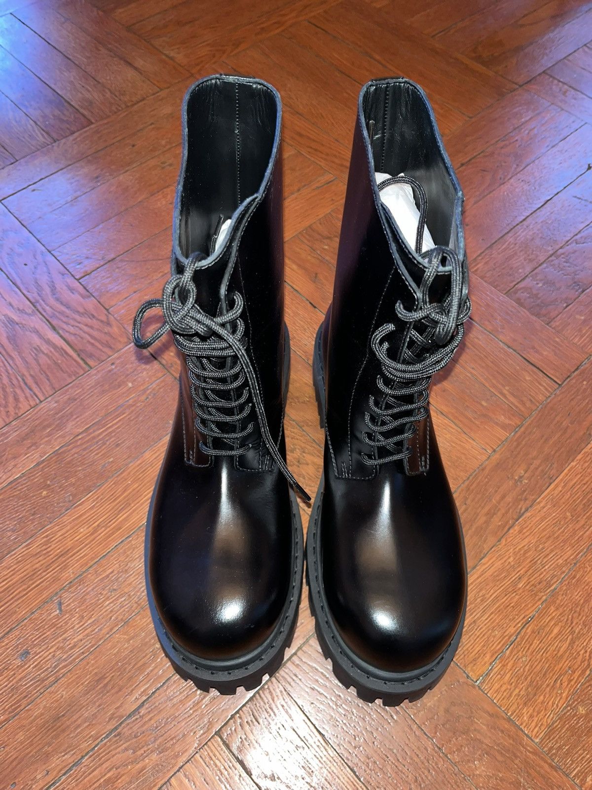 Balenciaga Balenciaga Trooper Boots Black | Grailed