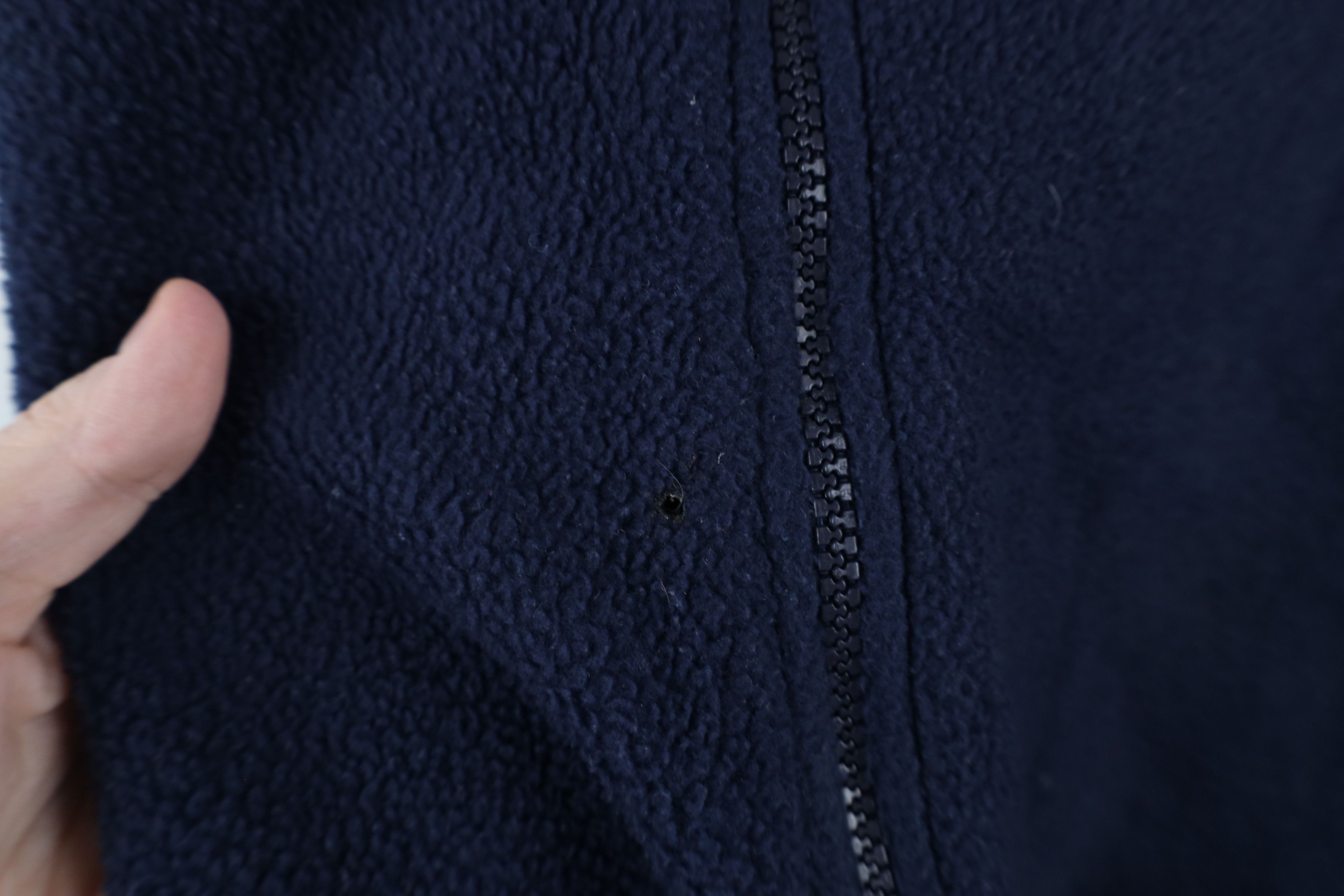Vintage Vintage 90s University of Michigan Fleece Jacket Blue Size US M / EU 48-50 / 2 - 6 Thumbnail
