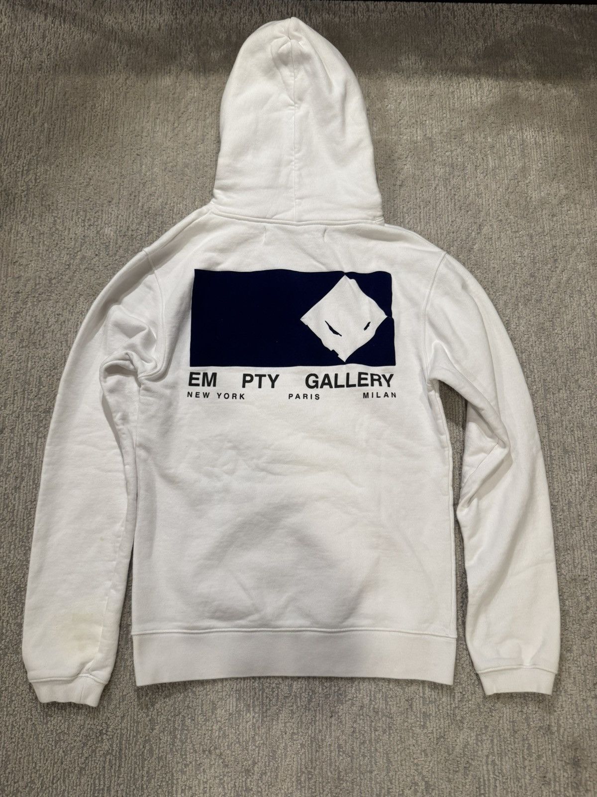Off-White 🔵 OFF WHITE X EMPTY Gallery HOODIE Size ONE SIZE - 3 Thumbnail
