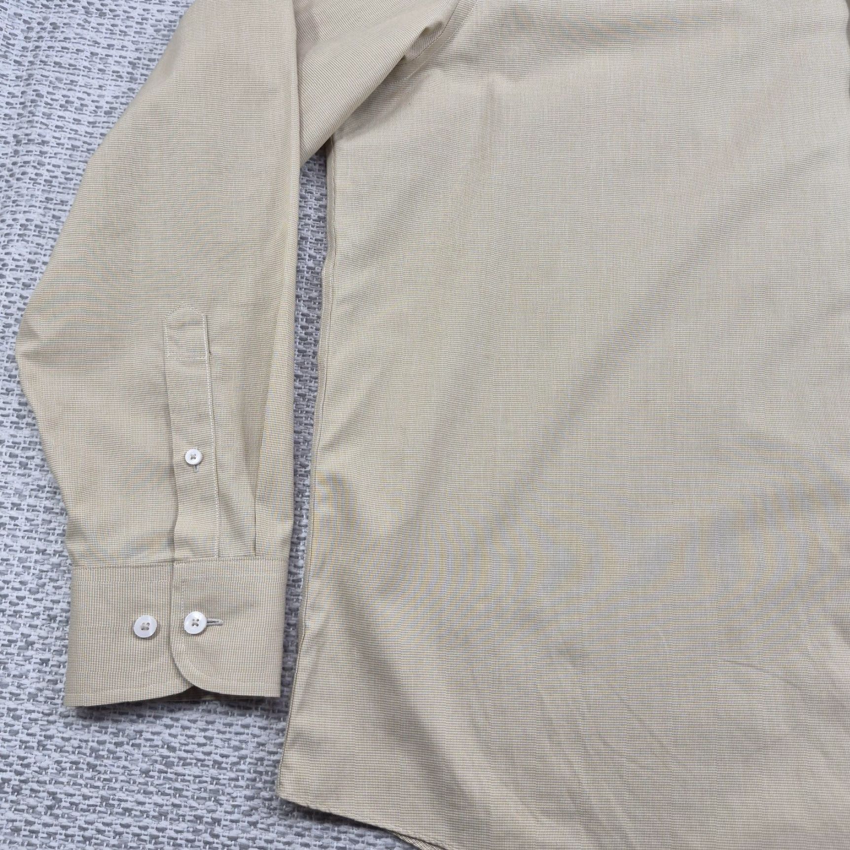 UNTUCKit UNTUCKit Button Up Shirt Mens 3XL Beige Check Long Sleeve Wrinkle Free Size US XXL / EU 58 / 5 - 3 Thumbnail