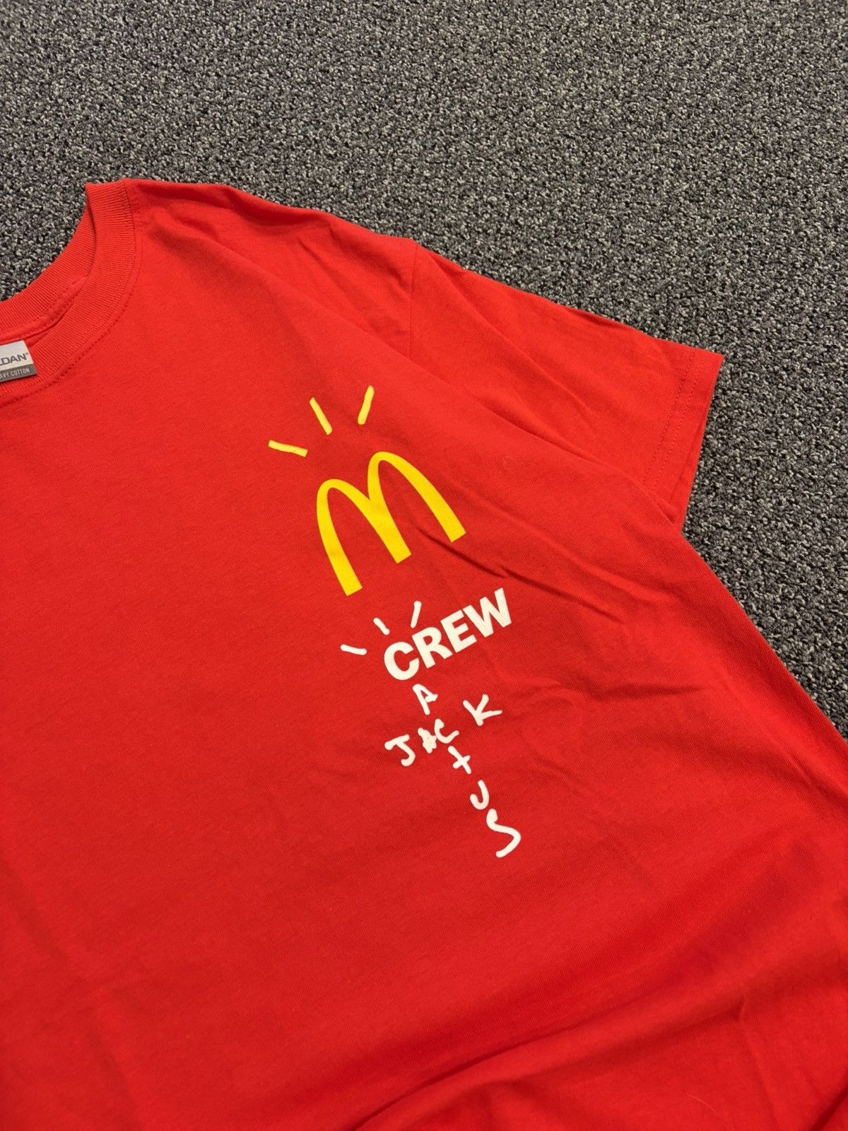 Travis Scott Travis Scott x McDonalds Crew Tee Size US L / EU 52-54 / 3 - 3 Thumbnail