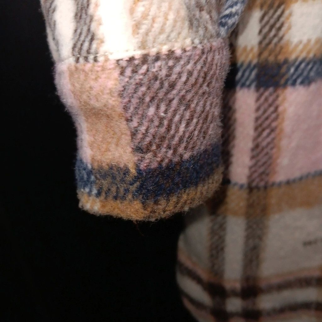Missguided Missguided heavy Flannel Jacket, pink/white/black, S 2, NWOT Size XS / US 0-2 / IT 36-38 - 5 Thumbnail