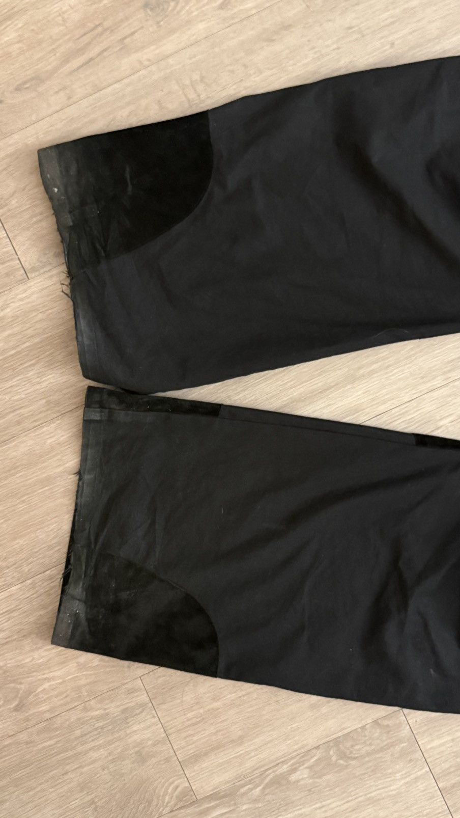 Grey Liquid Metal Effect Trousers