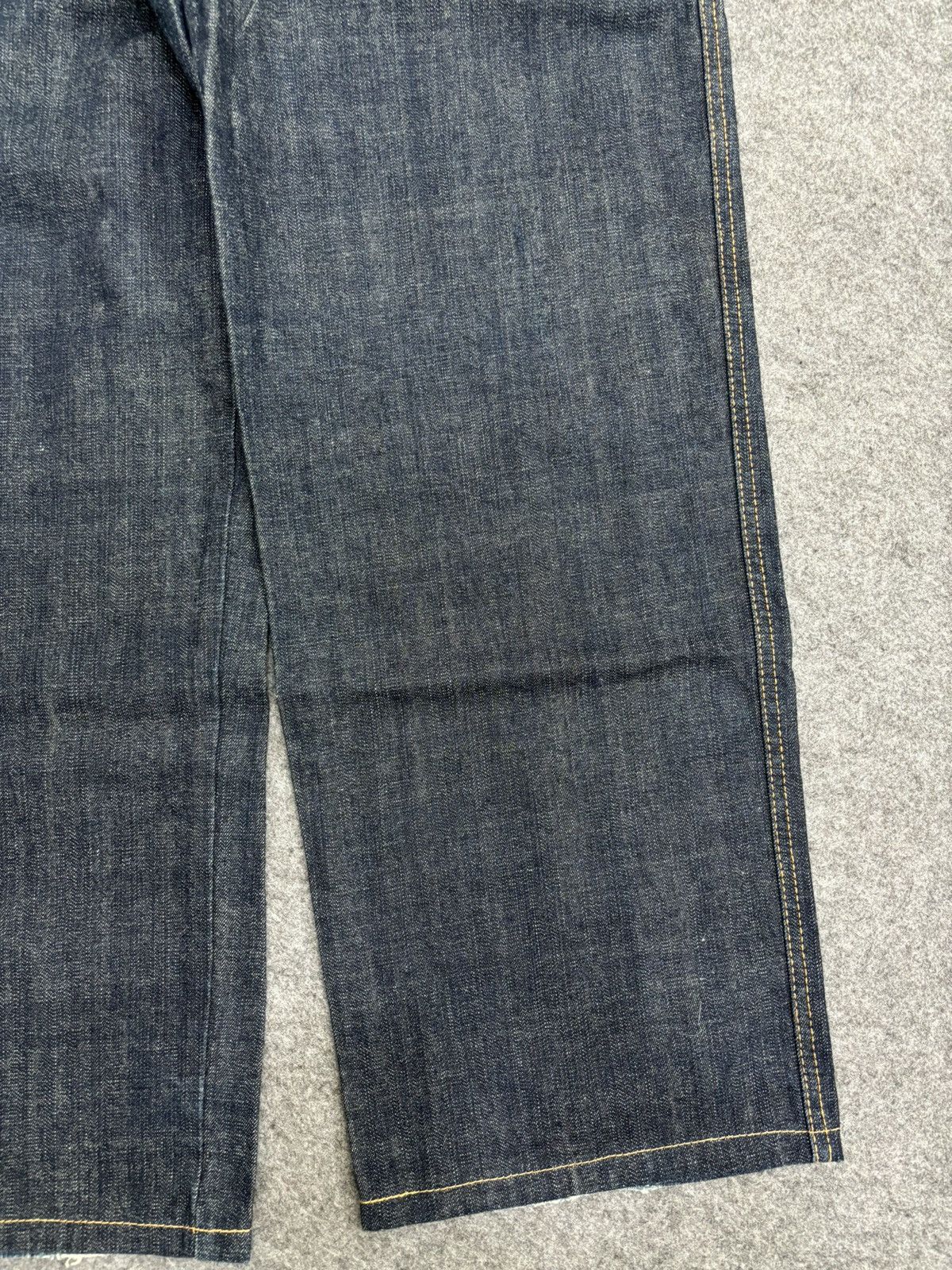 Designer 💥BAGGY💥Rare JUVENILE DELINQUENT X JAPAN BLUE Denim F549 Size US 37 - 5 Thumbnail