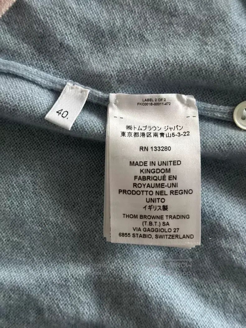 Thom Browne Thom Browne Cashmere Cardigan Size US XXS / EU 40 - 4 Thumbnail