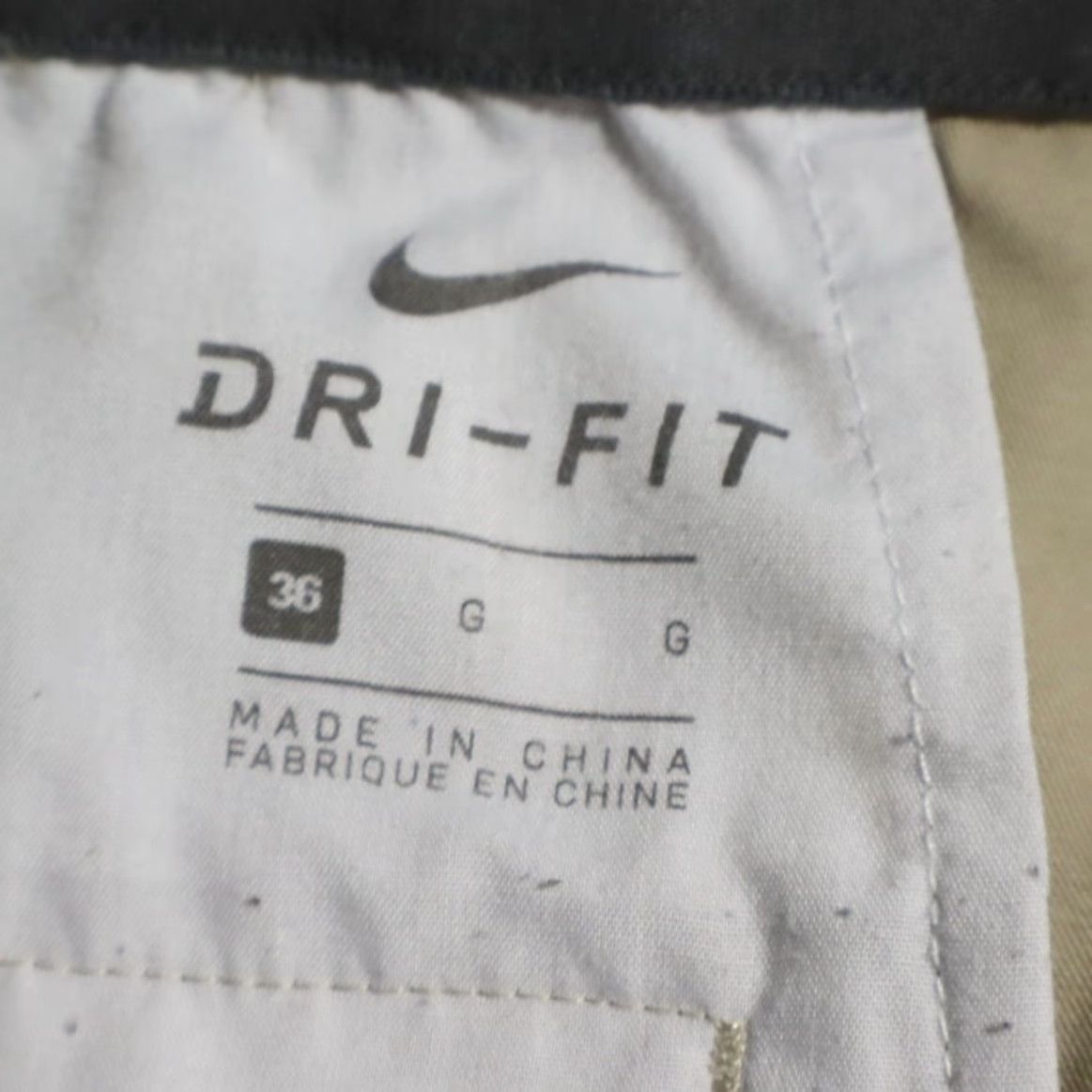 Nike Nike Stretch Dri-Fit Polyester Microfiber Golf Shorts Tan Men's 36 Size US 36 / EU 52 - 5 Thumbnail
