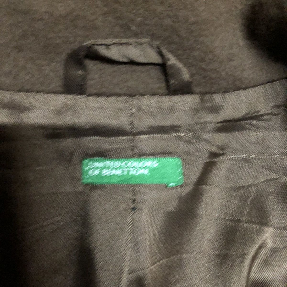United Colors Of Benetton United Color Of Benetton Wool Long Coat Size S / US 4 / IT 40 - 3 Thumbnail