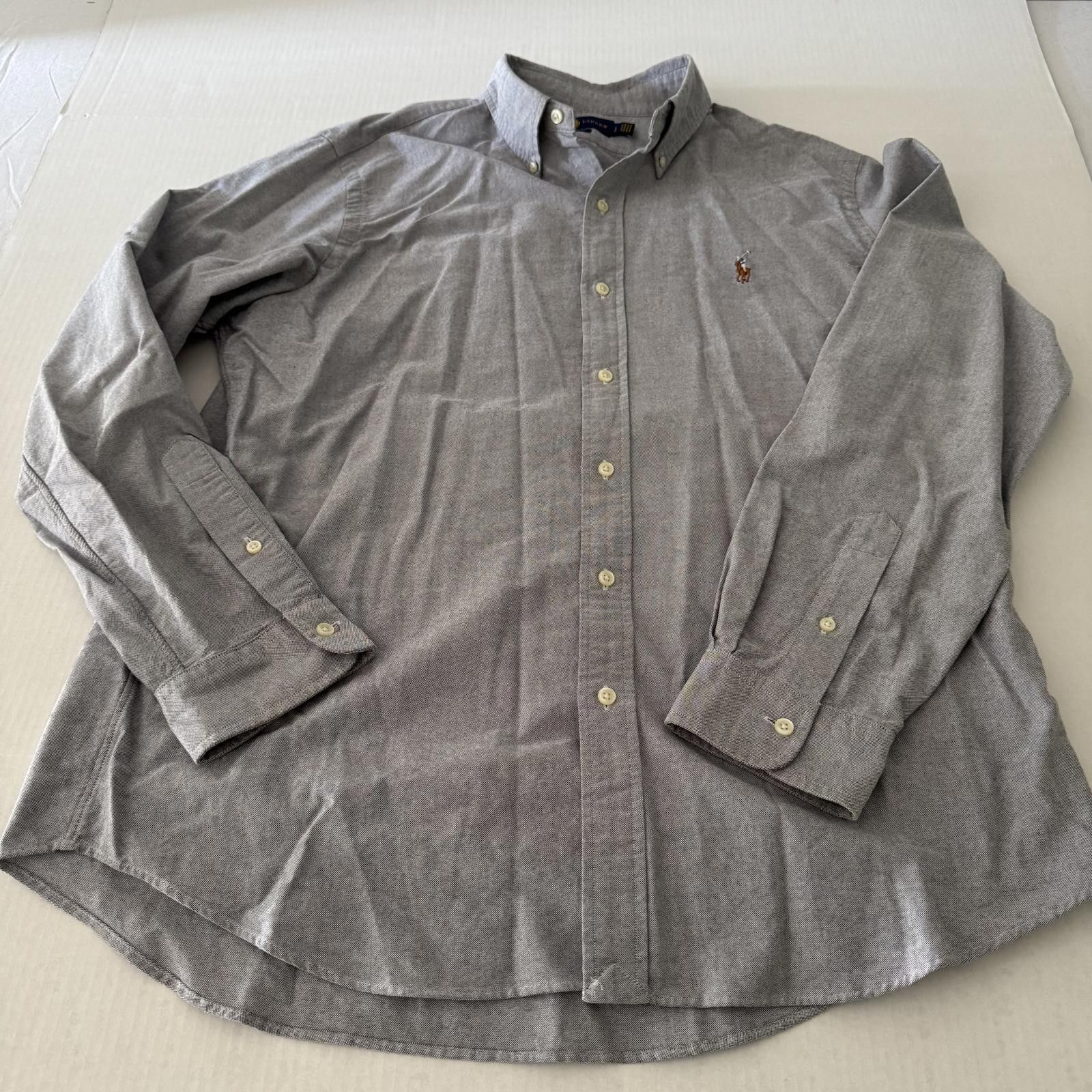 Polo Ralph Lauren Ralph Lauren Classic Fit Men’s Gray Long Sleeve Size US L / EU 52-54 / 3 - 1 Thumbnail
