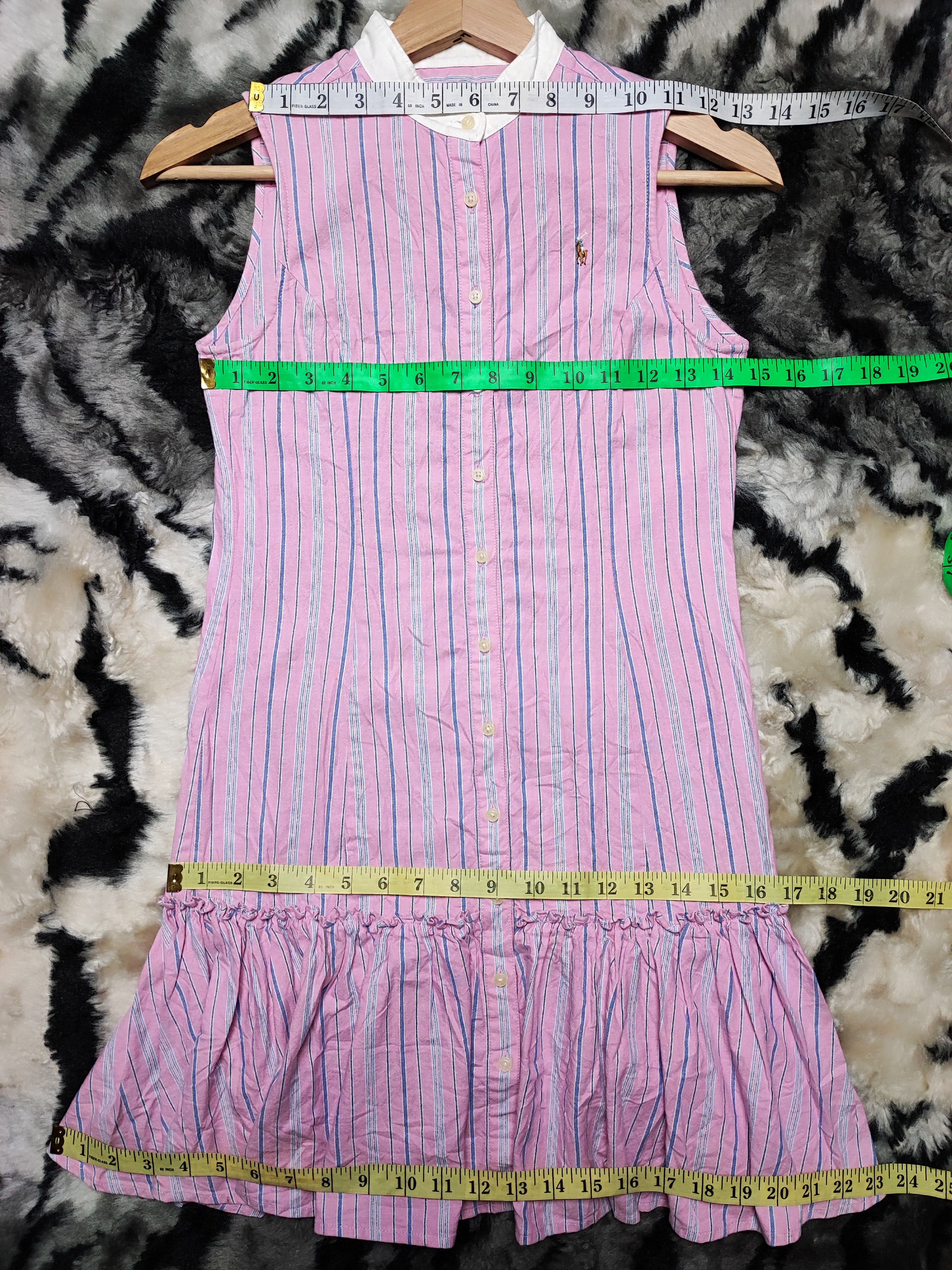 Polo Ralph Lauren MINI DRESS PINK STRIPE Ralph Lauren Size XXS / US 00 / IT 34 - 6 Thumbnail