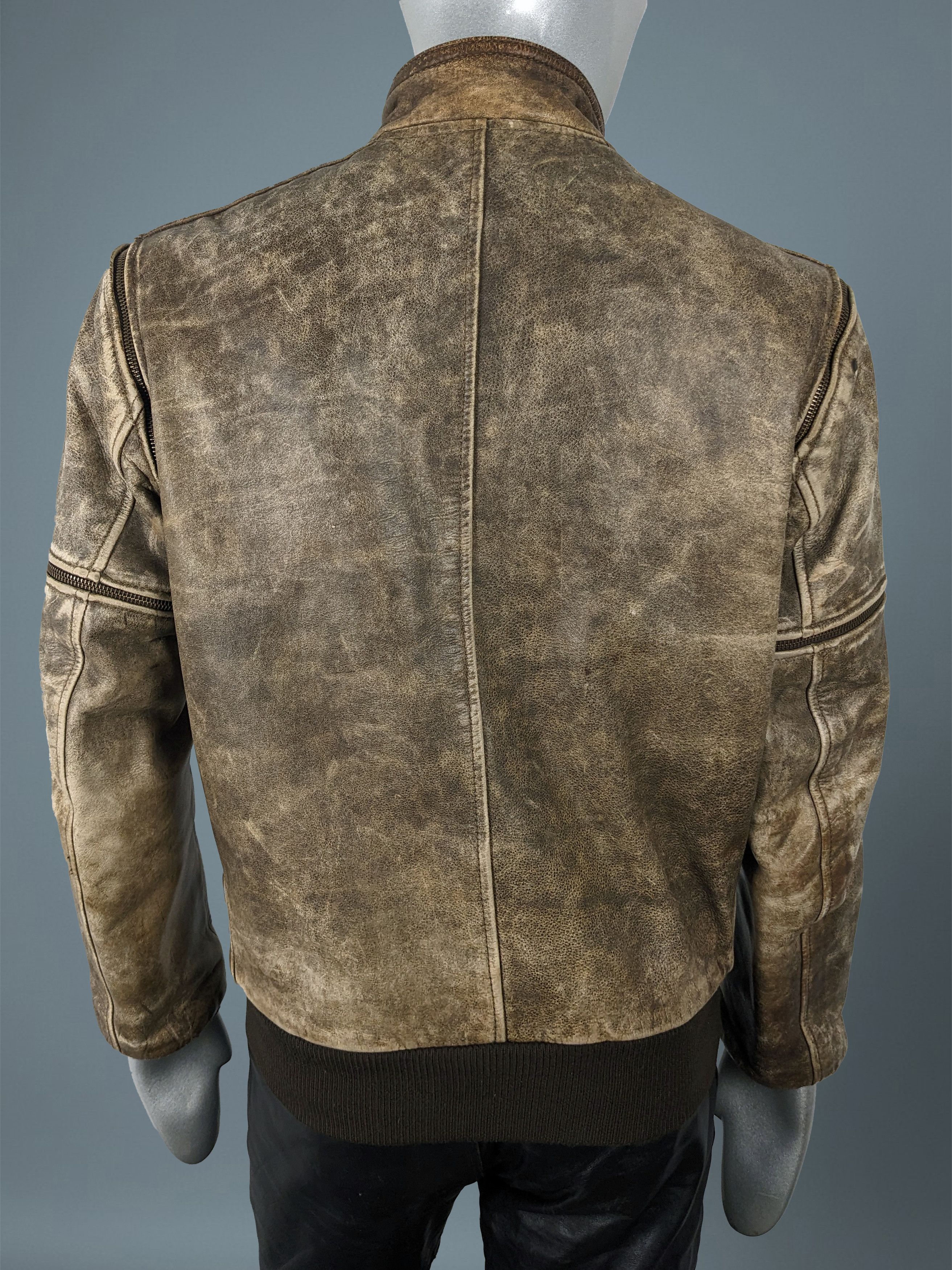Hein Gericke Vintage 90s Hein Gericke Genuine Leather Moto Jacket Vest Size US M / EU 48-50 / 2 - 8 Thumbnail