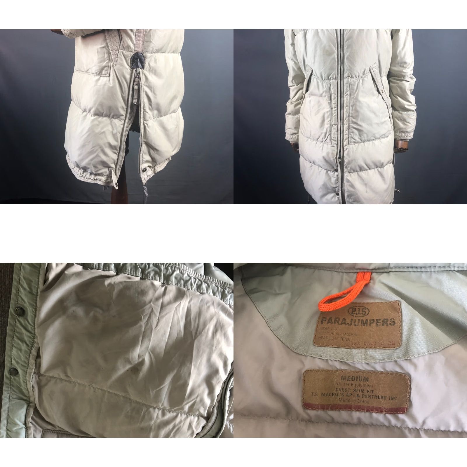 Parajumpers Parajumpers Jacket Full Zip Quilted Down Polyamide Ivory Women Size M Size M / US 6-8 / IT 42-44 - 8 Thumbnail