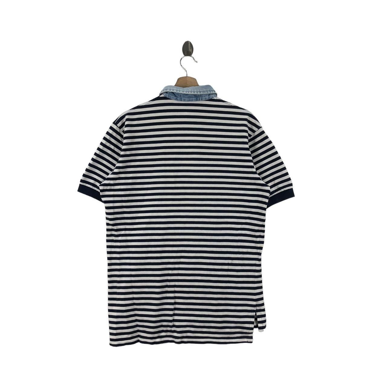 Polo Ralph Lauren Vintage 90’ POLO RALPH LAUREN Small Pony Tee Shirt Striped Size US M / EU 48-50 / 2 - 2 Thumbnail