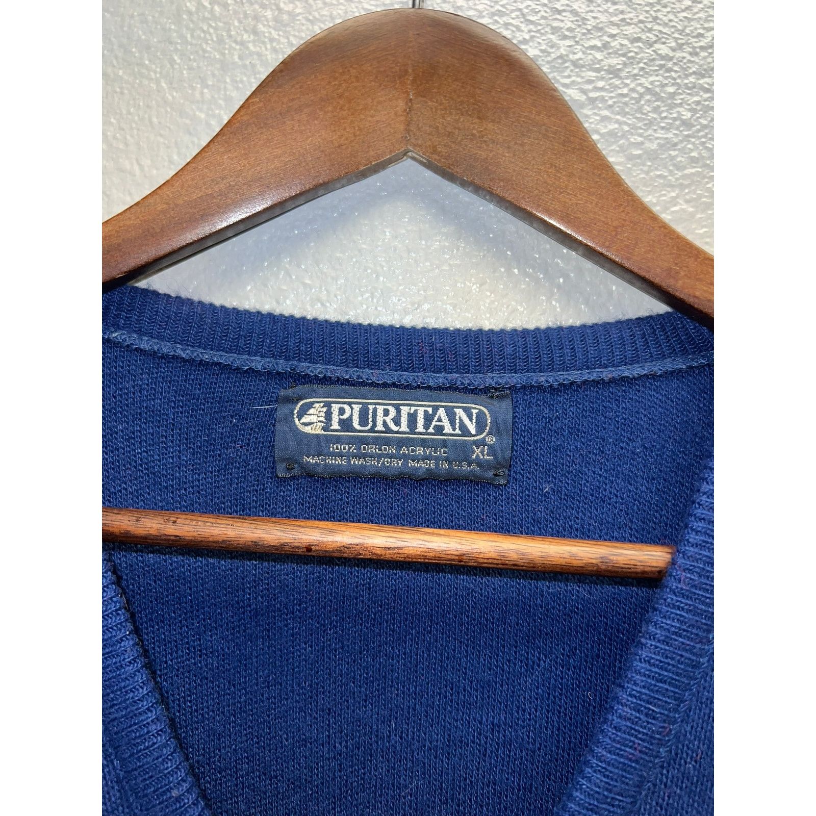 Puritan Vintage Puritan Sweater Vest Orlon Acrylic USA Made 90s M Size US M / EU 48-50 / 2 - 6 Thumbnail