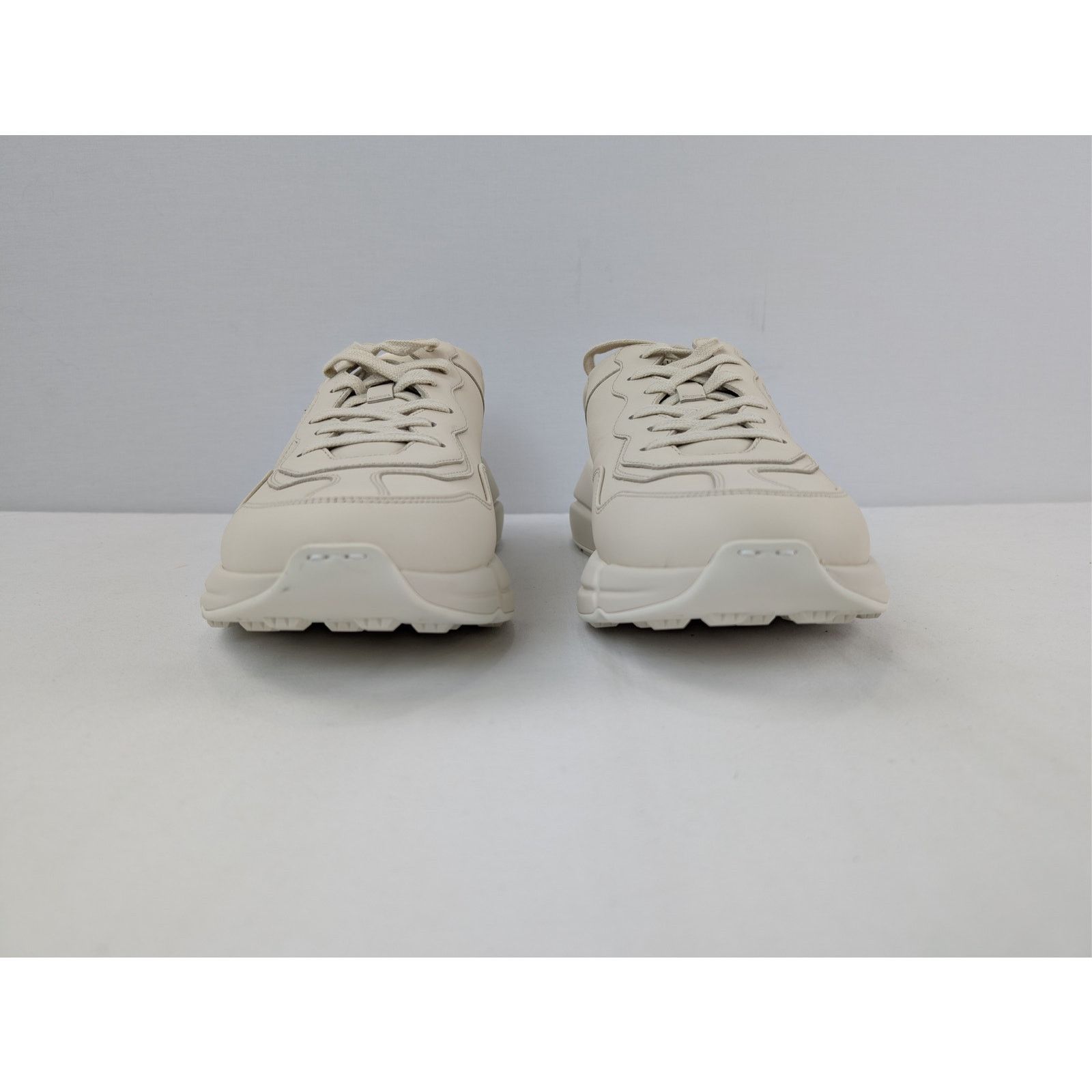 Gucci o1rshd1 leather Interlocking G logo Rhyton sneakers in ivory Size US 12.5 / EU 45-46 - 9 Thumbnail