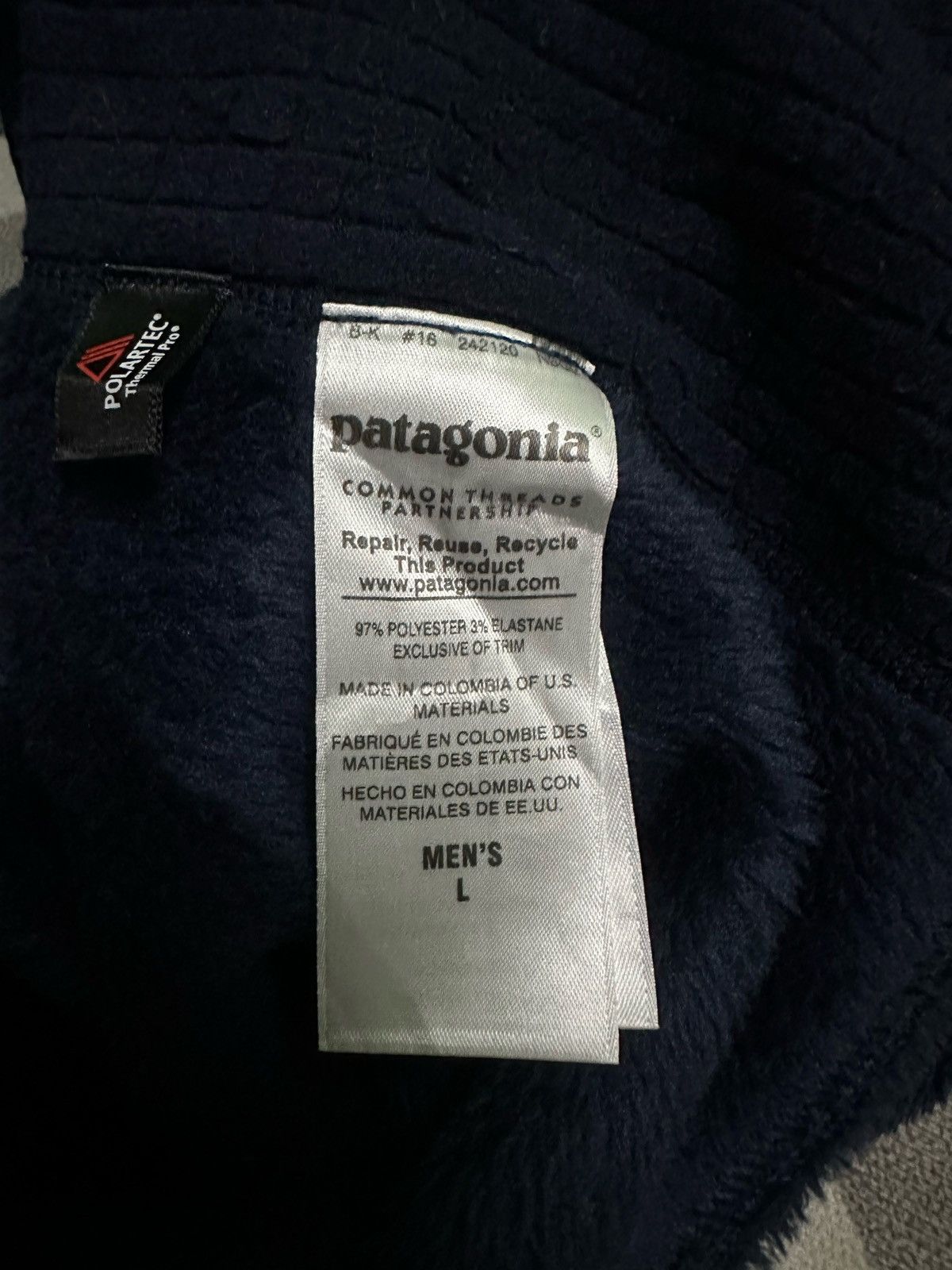 Patagonia Patagonia polartec fleece jacket Size US L / EU 52-54 / 3 - 8 Thumbnail