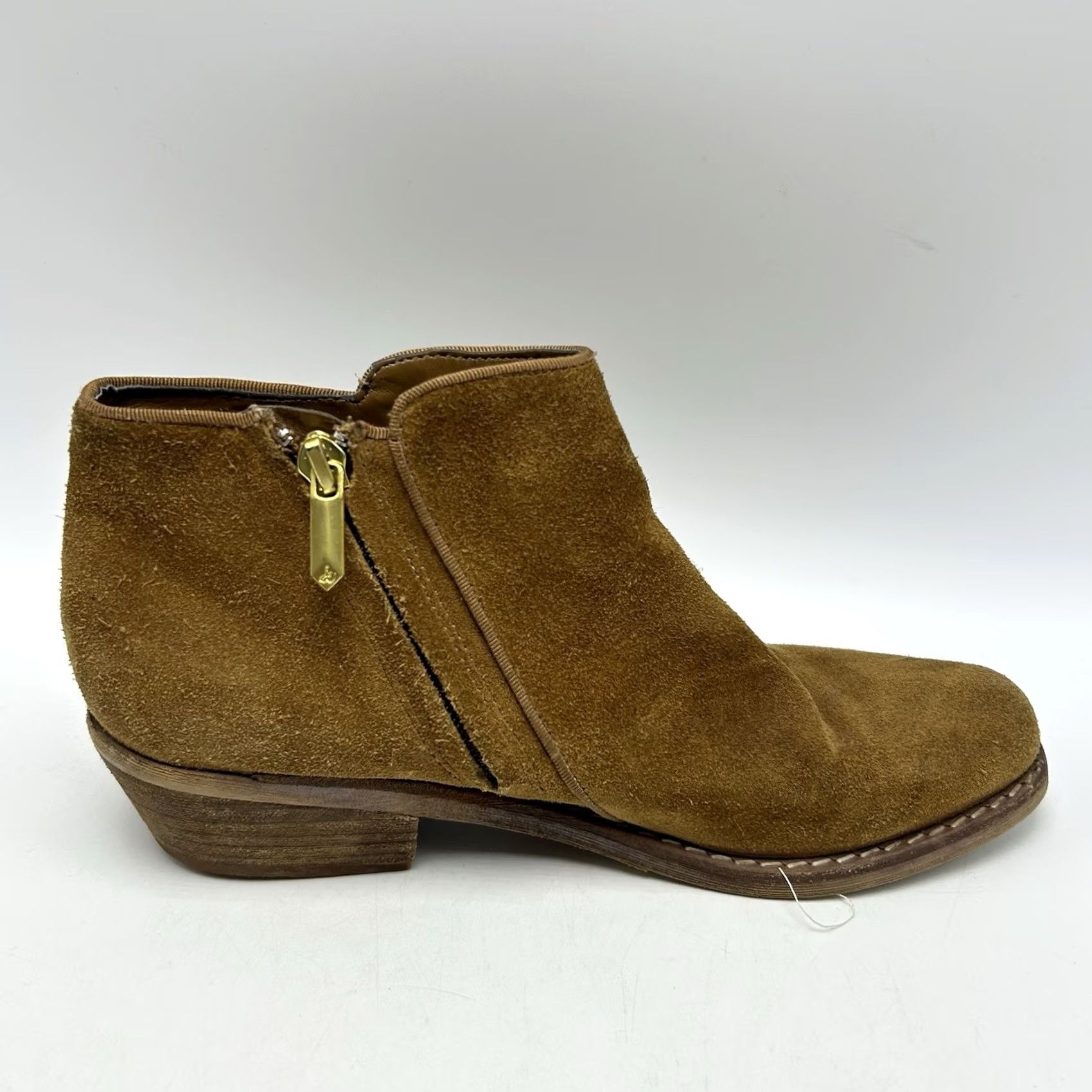Sam Edelman Sam Edelman Mercer Women 6.5 Suede Leather Tan Brown Western Ankle Boot Size US 7 / IT 37 - 2 Thumbnail