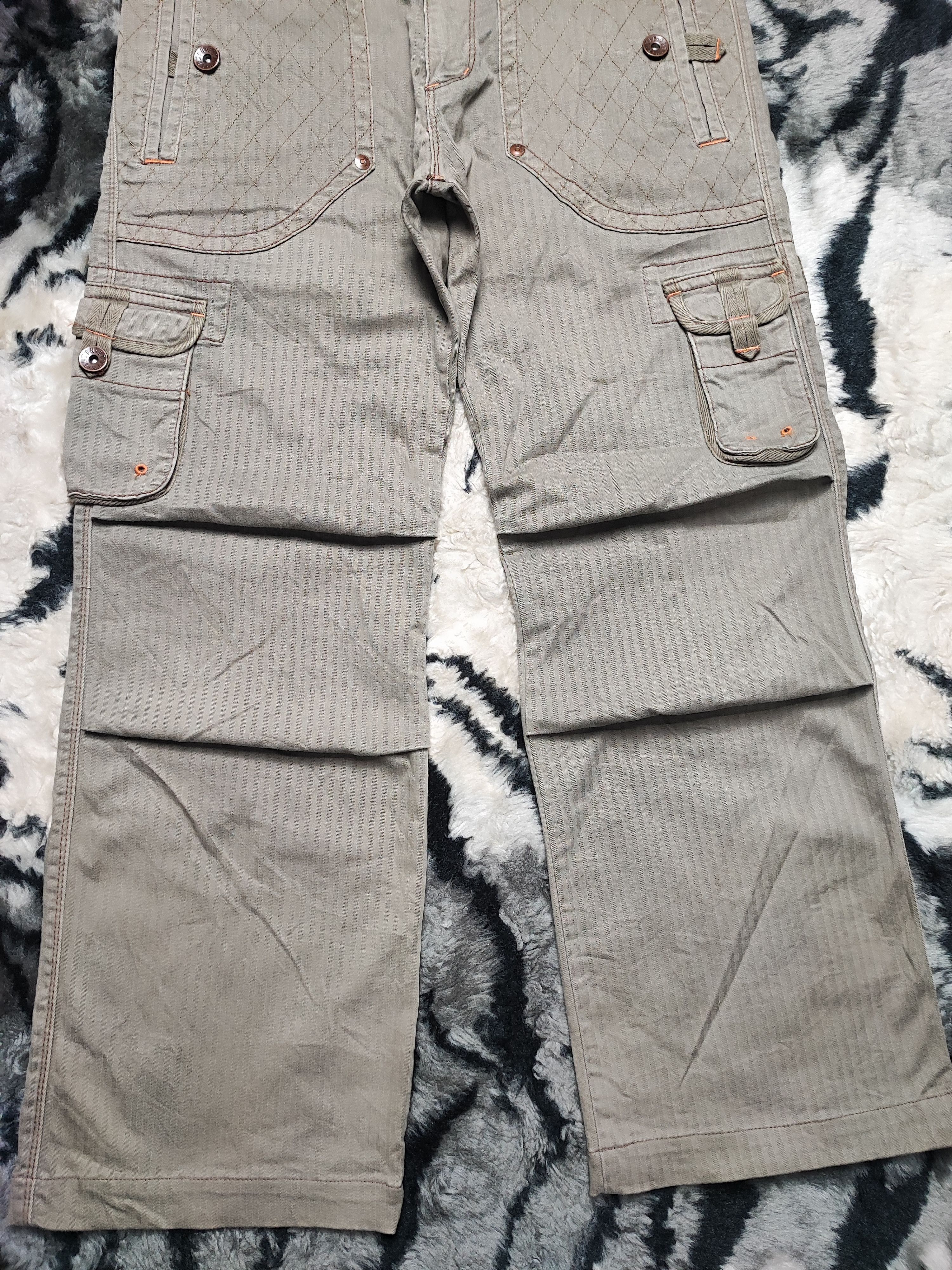 Edwin Edwin 505 Khakis Multipocket Pants Olive Green 34x28 Size US 34 / EU 50 - 5 Thumbnail