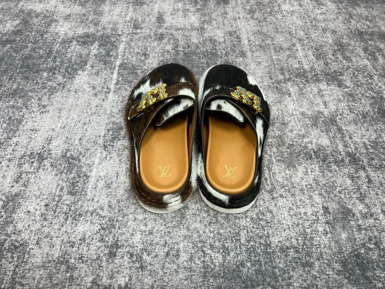 Louis Vuitton Louis Vuitton EASY Horse Hair Burken Slippers Size US 7 / EU 40 - 4 Thumbnail