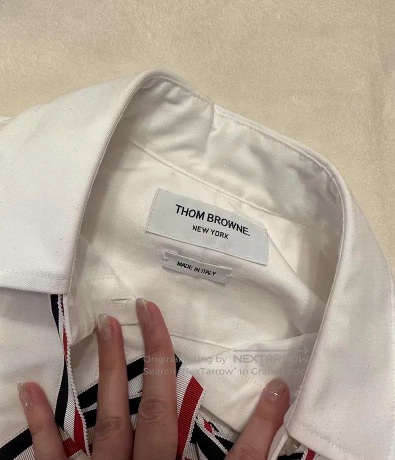 Thom Browne Thom Browne Shirt, White Size XS / US 0-2 / IT 36-38 - 3 Thumbnail