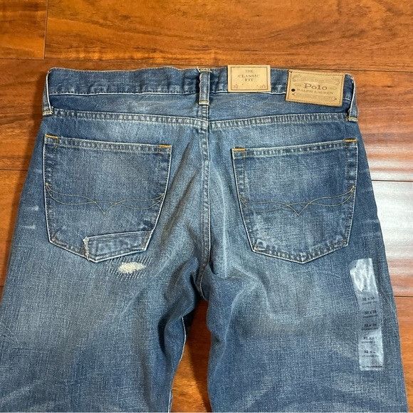 Image of Polo Ralph Lauren NWT Polo By Ralph Laurent The Classic Fit Denim Jeans Size 32, Men's