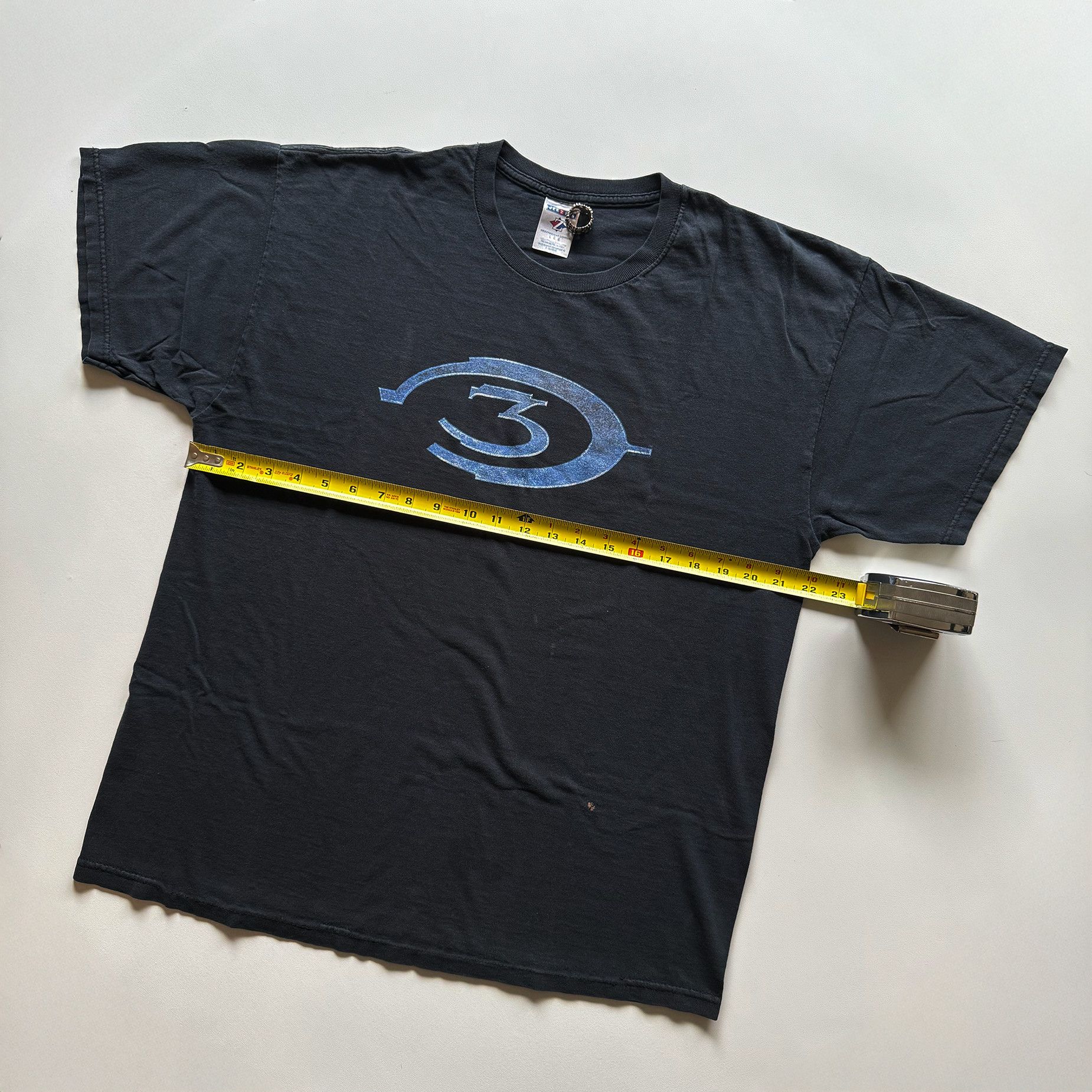 Vintage 2007 Vintage Halo 3 Logo Promo Tee Size US L / EU 52-54 / 3 - 4 Thumbnail