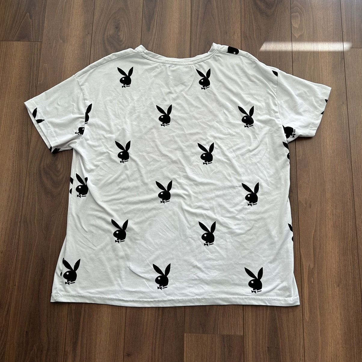 Playboy × Vintage VINTAGE PLAYBOY WHITE T-SHIRT Size US S / EU 44-46 / 1 - 4 Thumbnail