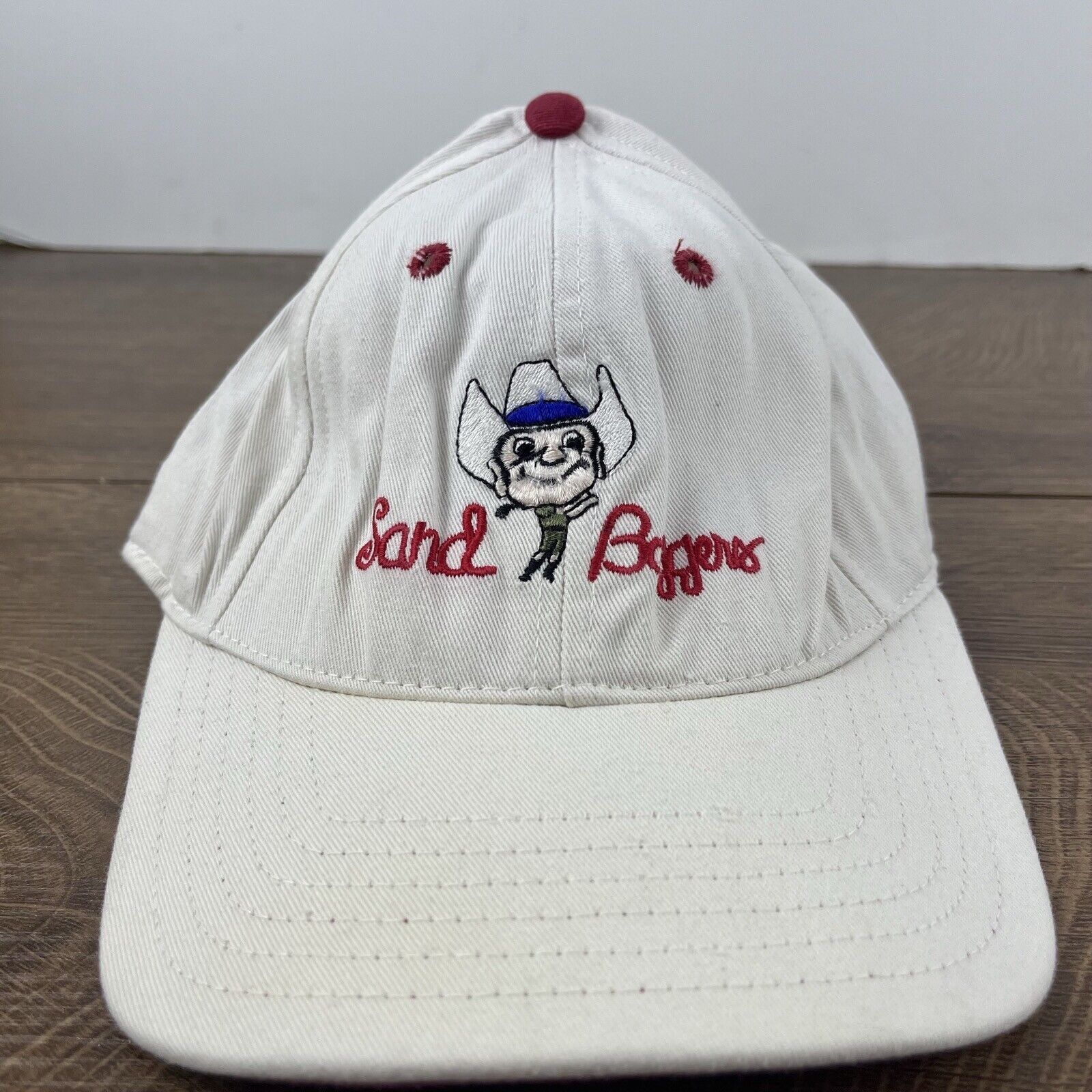 Other Sand Baggers Hat White Cap Hat Adjustable Hat White Adult Ha Size ONE SIZE - 4 Thumbnail