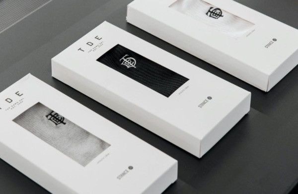 Stance Socks × Top Dawg Entertainment Stance 2015 Top Dawg Entertainment Logo White Socks Sz Large Size ONE SIZE - 1 Thumbnail