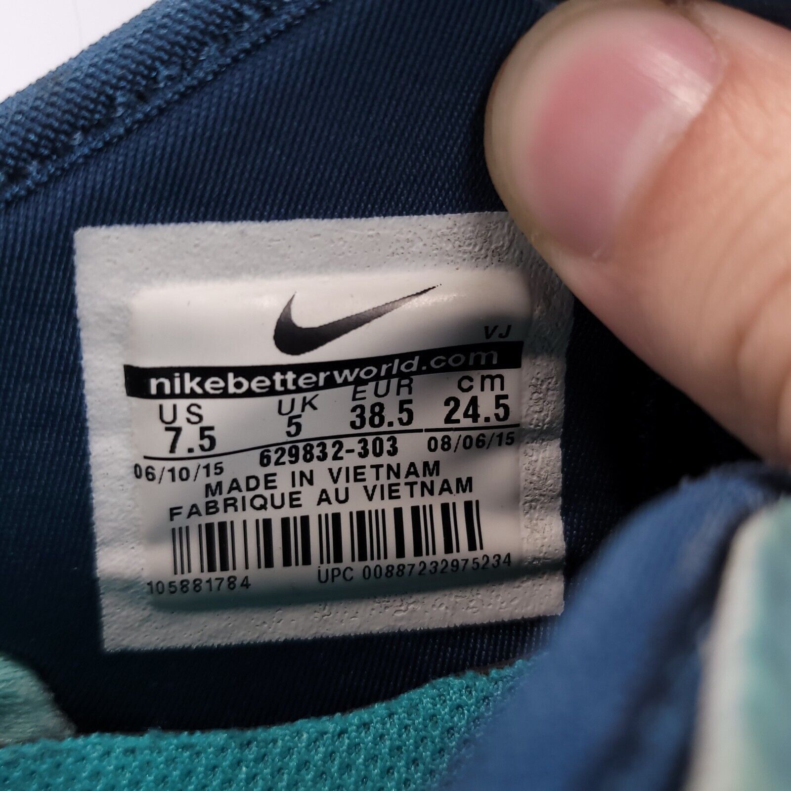 Nike Nike Free TR Fit 4 Shoe Women Size 7.5 629832-303 Blue White Size US 7.5 / IT 37.5 - 9 Thumbnail