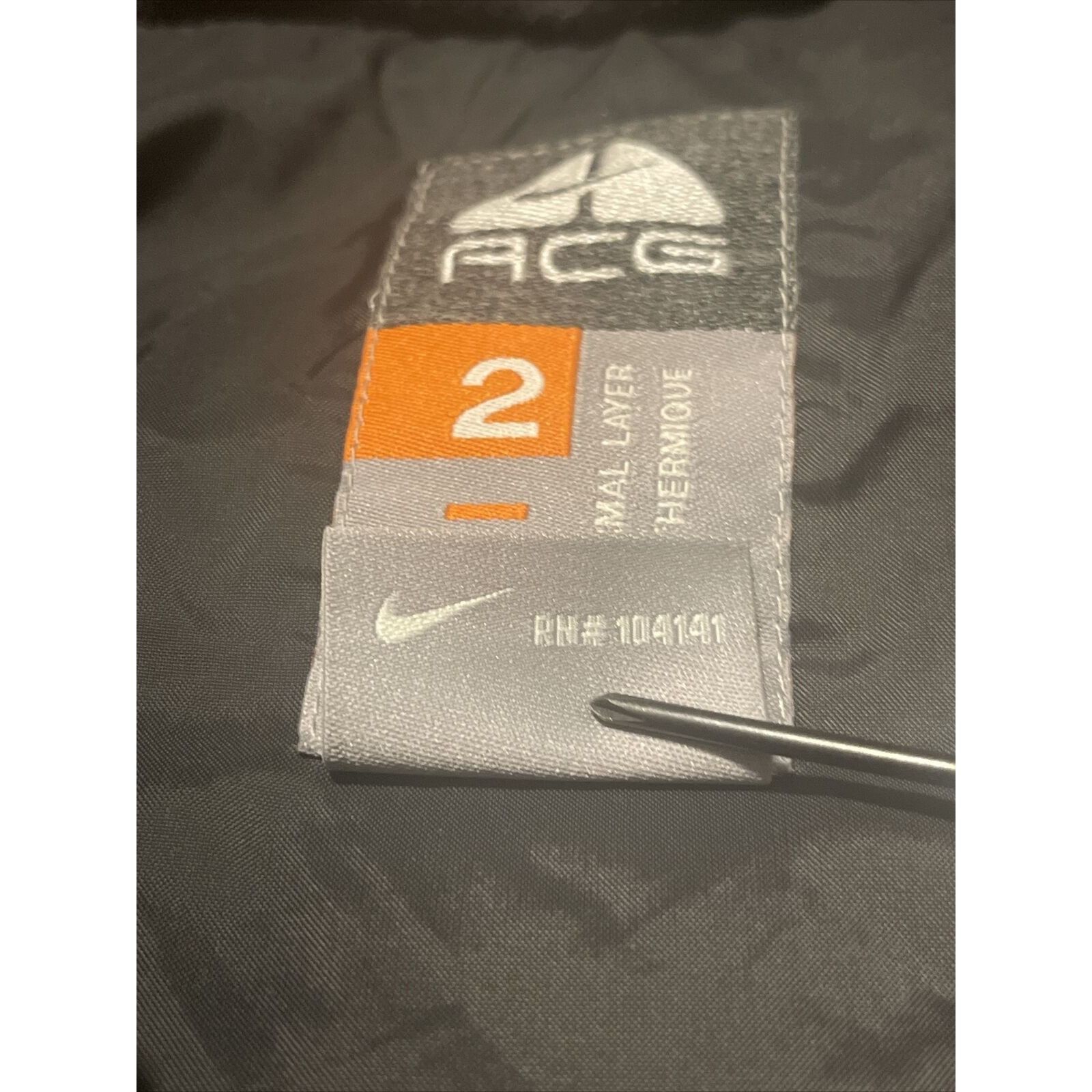 Nike ACG Vintage 90s Men’s Large ACG Spell Out Triangle 2 Layer Down Size US L / EU 52-54 / 3 - 6 Thumbnail