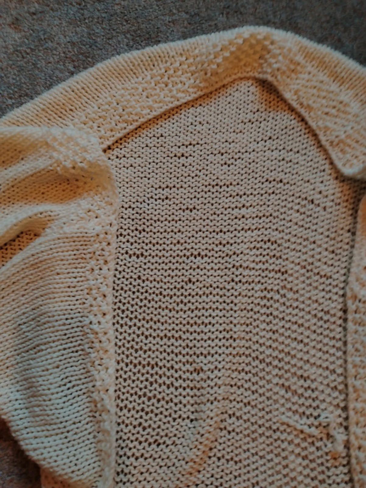 NBDN Nobrandedon Cream chunky knit open front cocoon cardigan shrug size 6/8 Size S / US 4 / IT 40 - 3 Thumbnail
