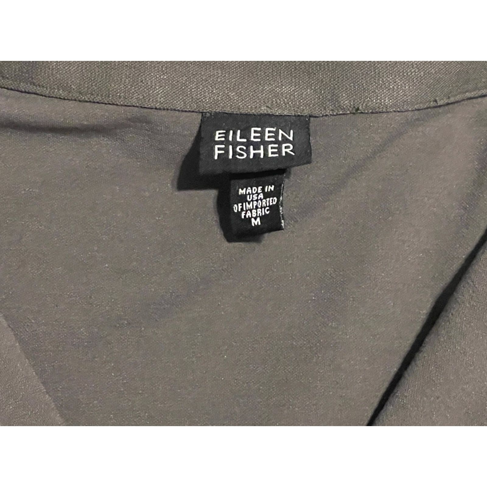 Eileen Fisher Eileen Fisher Shirt Jacket Zip Up Crepe Hunter Green Structured Mid-Length Viscose Jacket Coatigan Size M Womens Size M / US 6-8 / IT 42-44 - 3 Thumbnail