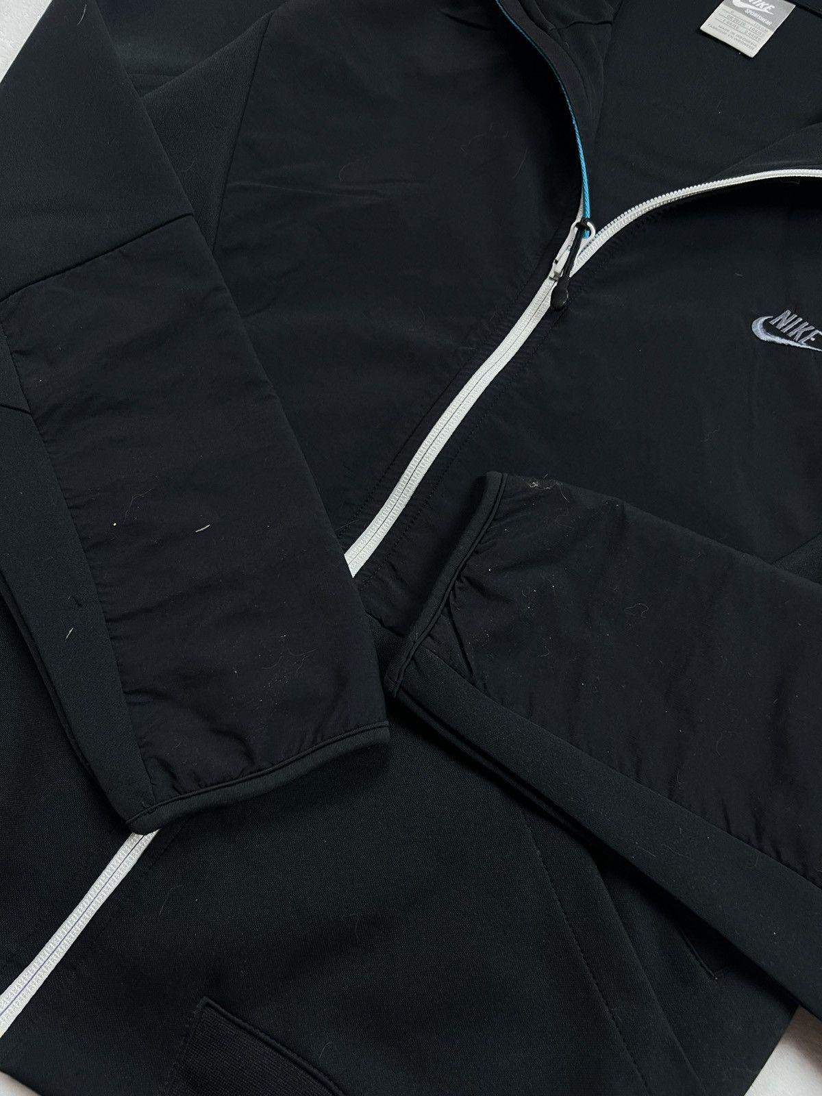 Nike 00s Nike Air Sleeve Logo Vintage Drill Windbreaker Jacket Size US S / EU 44-46 / 1 - 6 Thumbnail