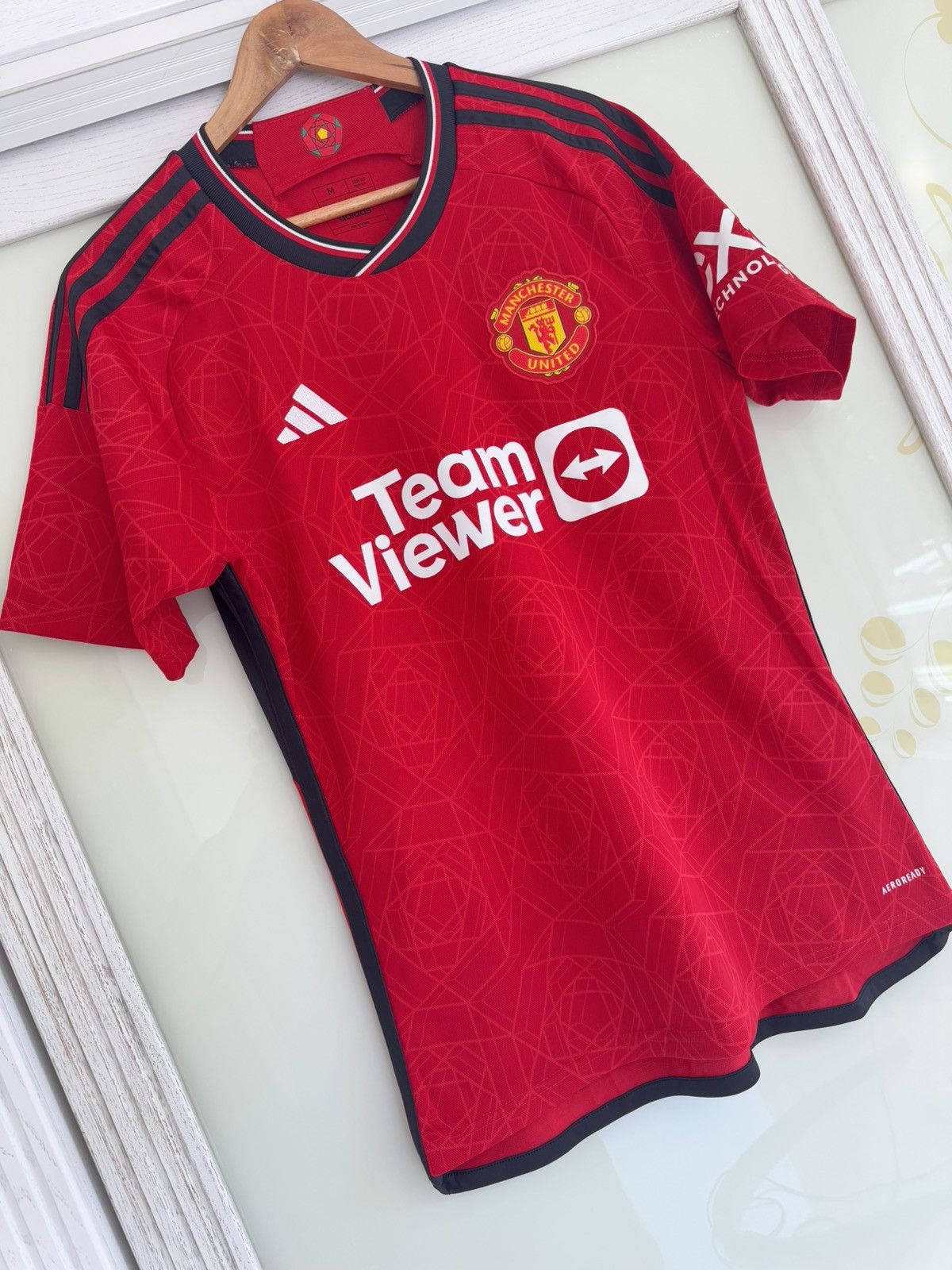 Adidas Manchester United 2023-2024 Home Soccer Jersey Football Kit Size US M / EU 48-50 / 2 - 4 Thumbnail