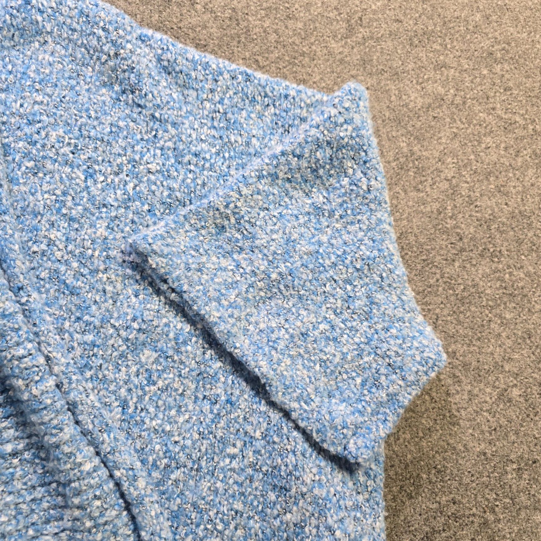 Free People Free People Sweater Women Medium Blue Oversized Chunky Knit Open Capsule Lounge Shirt Pullover Knit Casual Bohemian Fall Winter Size M / US 6-8 / IT 42-44 - 4 Thumbnail