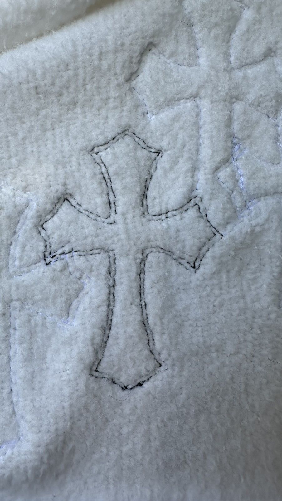 Chrome Hearts Chrome Hearts White & Leopard Cross Patch Sweatshirt Size US L / EU 52-54 / 3 - 18 Thumbnail
