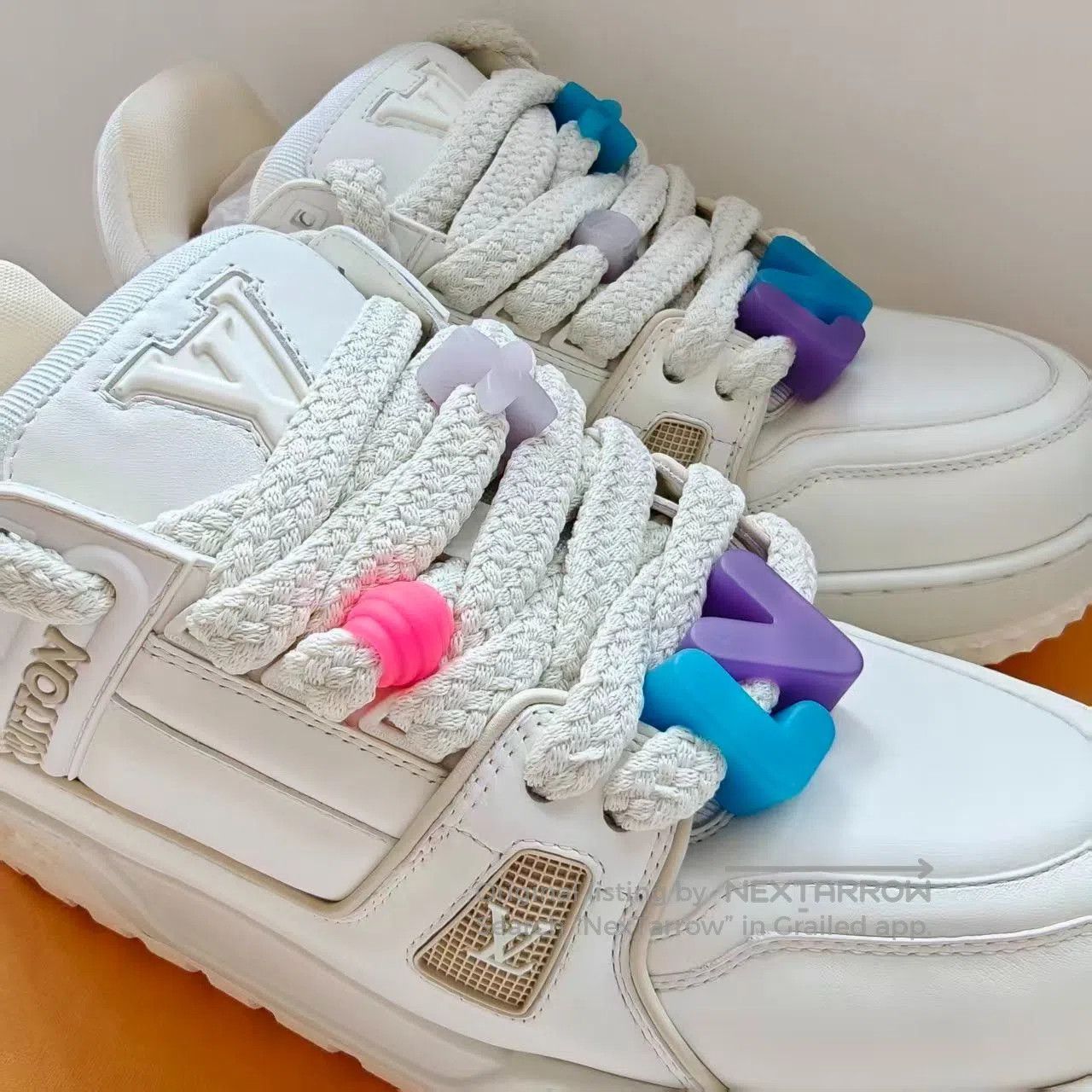 Louis Vuitton Louis Vuitton Trainer White Size 41. Size US 8 / EU 41 - 6 Thumbnail
