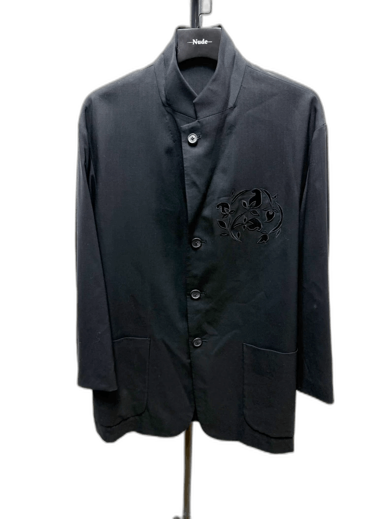 Yohji Yamamoto Yohji Yamamoto Black Suit Jacket Size US M / EU 48-50 / 2 - 1 Thumbnail